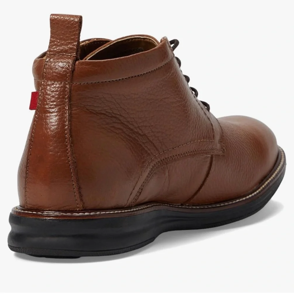 NEW $195 Marc Joseph New York Dover St. Brown leather chukka boots men size 13
